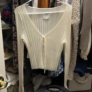 Abercrombie & Fitch tie front cardigan